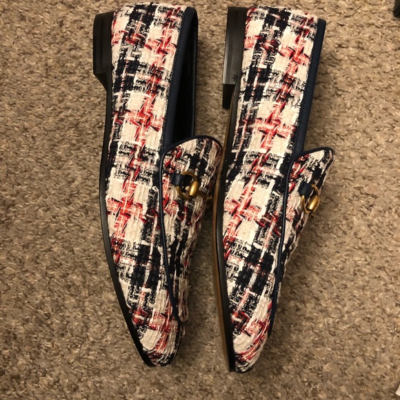 Brand New Gucci Jordan Loafers Tweed with Silver Threads 38.5 - Picture 10 of 10